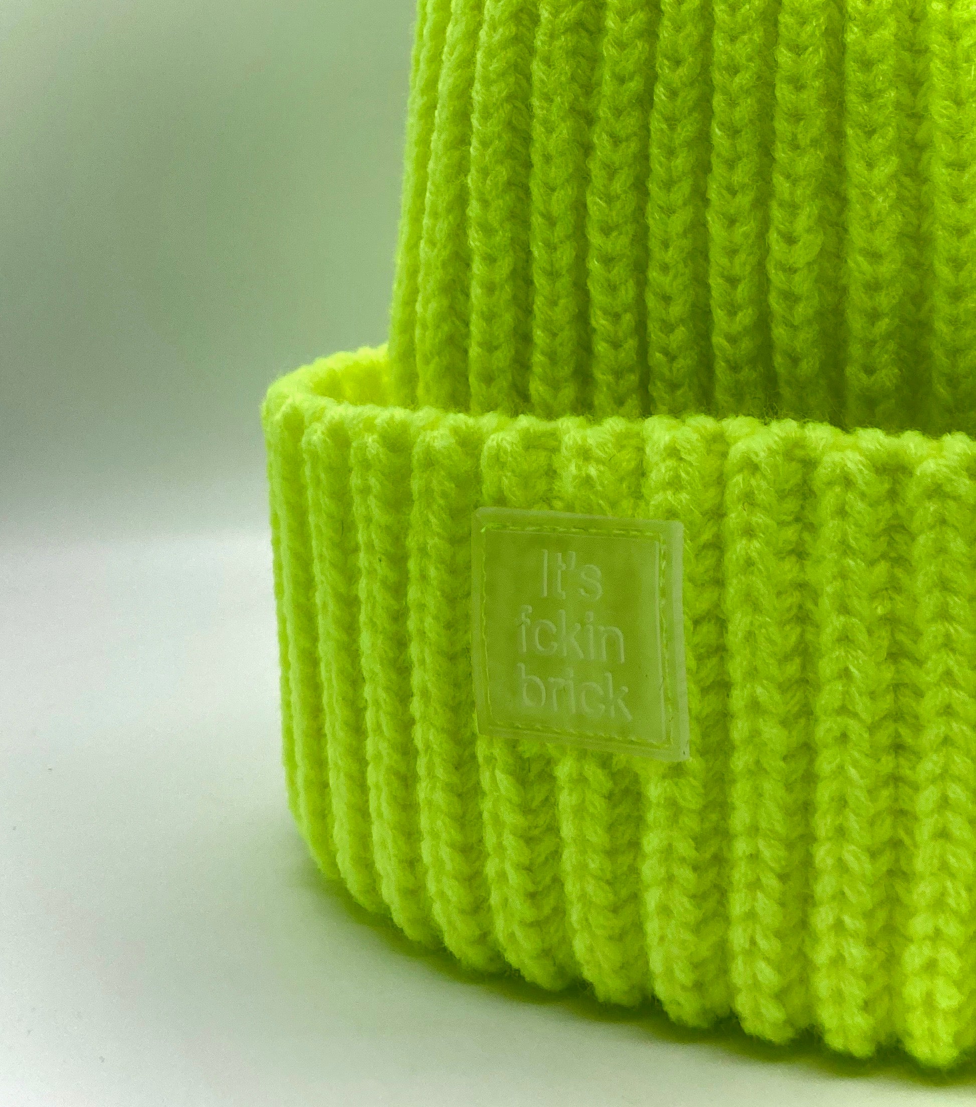 - It's fckin brick - Beanie [Volt Green]