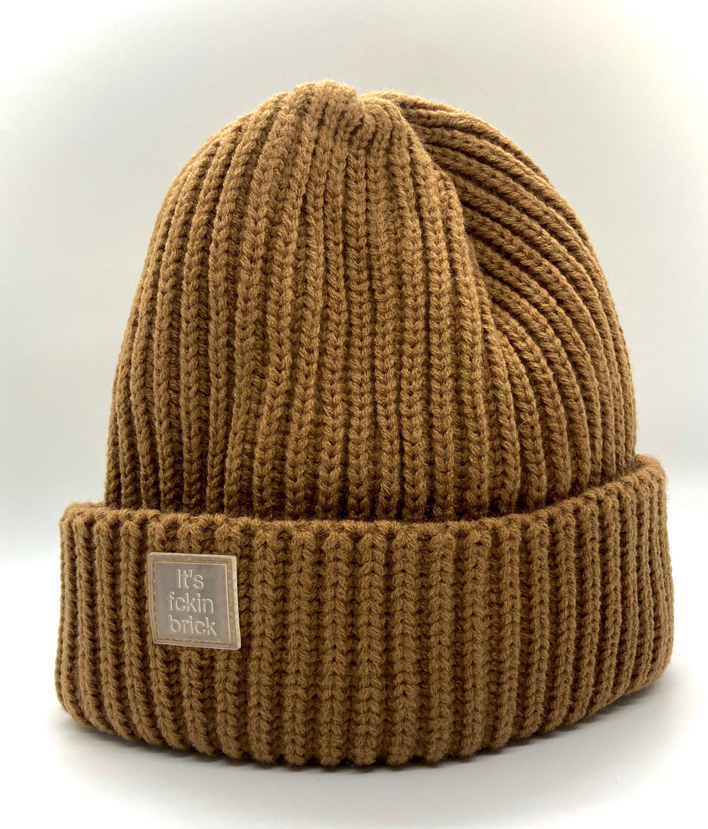 - It's fckin brick - Beanie [Latte]