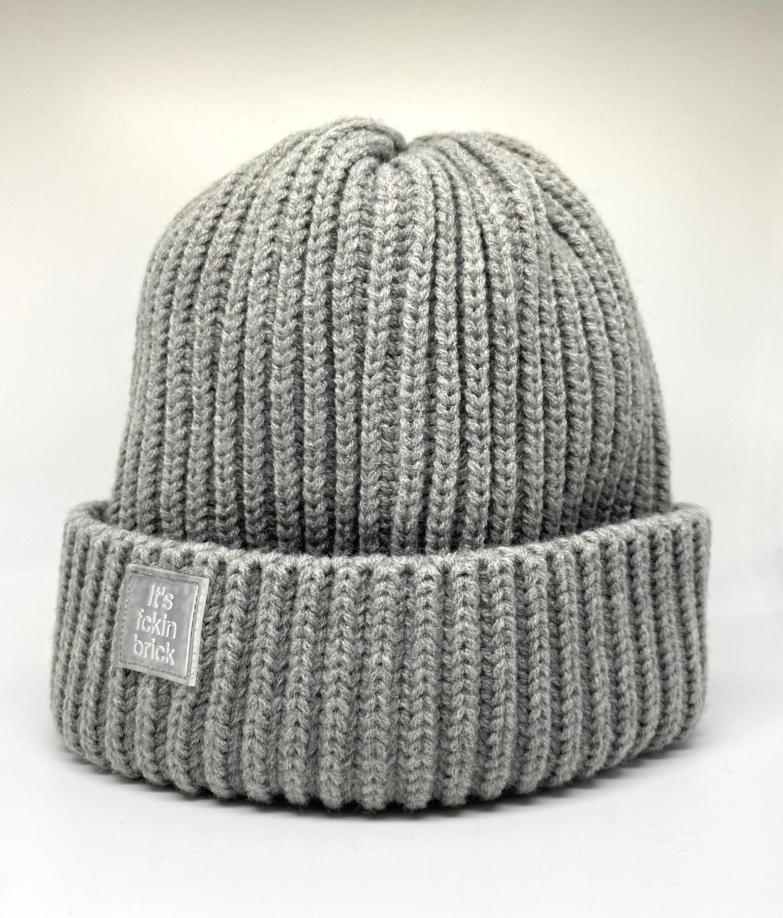 - It's fckin brick - Beanie [Rainy Grey]