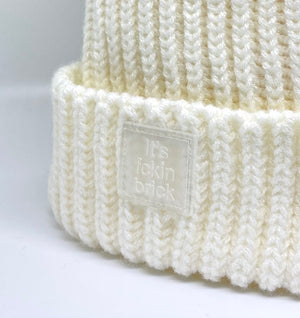 - It's fckin brick - Beanie [Butter White]