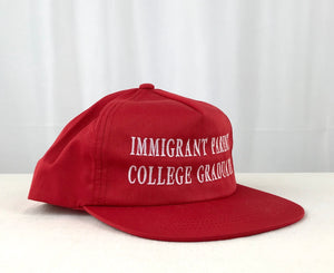 Immigrant Parent College Graduate Cap [Red]